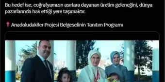 Emine Erdoğan'dan 'Anadoludakiler' paylaşımı Açıklaması