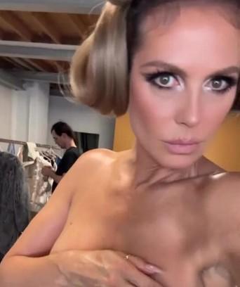 Heidi Klum'un Instagram Hikayelerinden Cesur Bir Kare