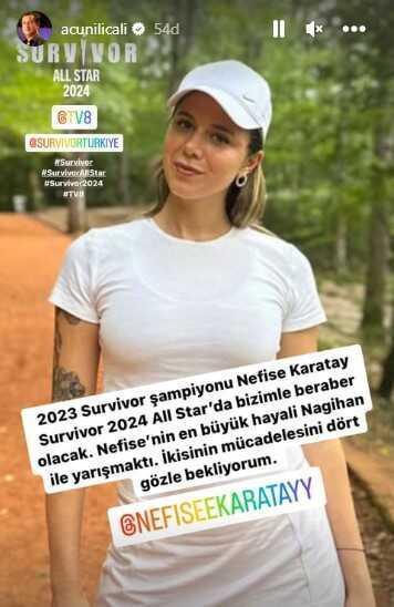 Nefise Survivor All Star 2024 kadrosuna dahil oldu mu? Nefise Karatay Survivor'a mı katılıyor? Nefise Karatay kimdir, hangi yıllar yarıştı?