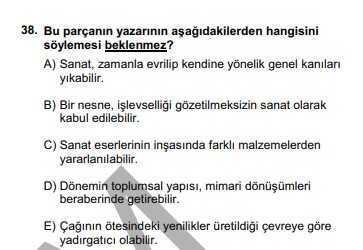 YKS 'eyfel kulesi' sorusu nedir, cevabı ne? YKS 'eyfel kulesi' sorusunun doğru cevabı ne, çözümü nasıl?