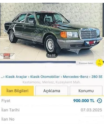 Maraşlı'nın otomobili satışa çıktı: Gelen ilgi, fiyatı yükseltti