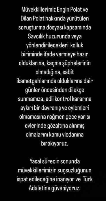 Gözaltına alınan Engin ve Dilan Polat'ın avukatından ilk açıklama: Gece yarısı alınmalarını kamu vicdanına bırakıyoruz