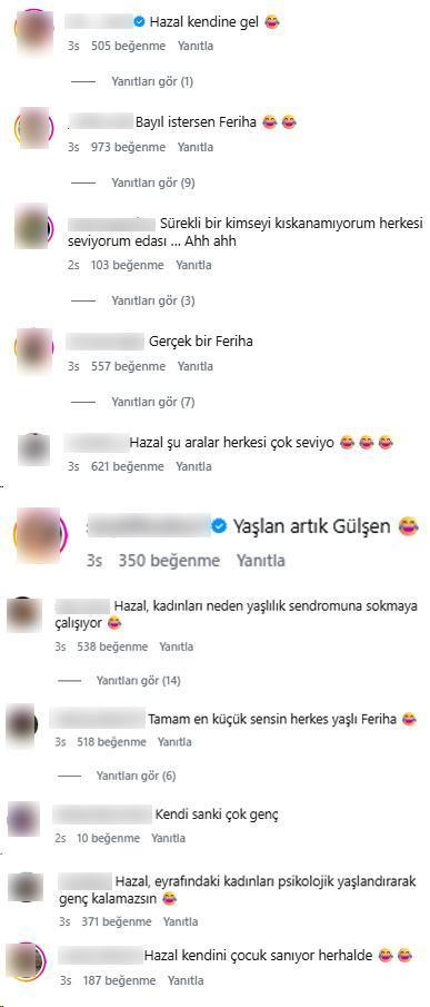 Hazal Kaya, Gülşen'in elini öptü, yوم yağmuruna tutuldu