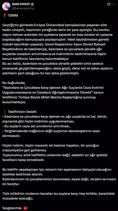 Meclise sunulan kanun teklifi