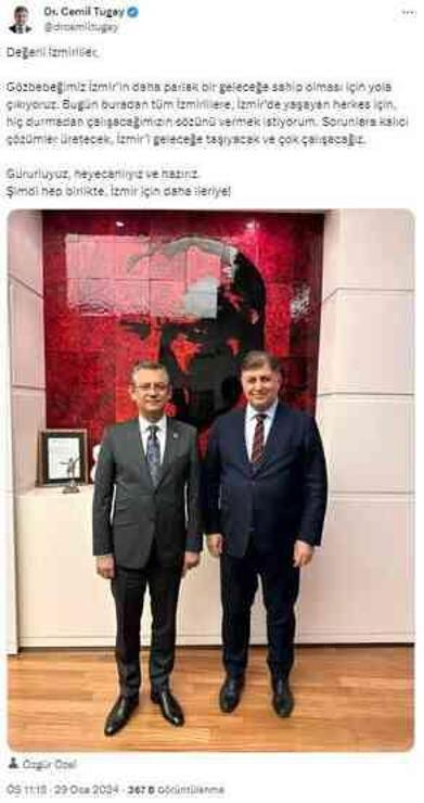 CHP'nin İzmir adayı Cemil Tugay'a soğuk duş! Paylaşımının altına herkes aynı şeyi yazdı