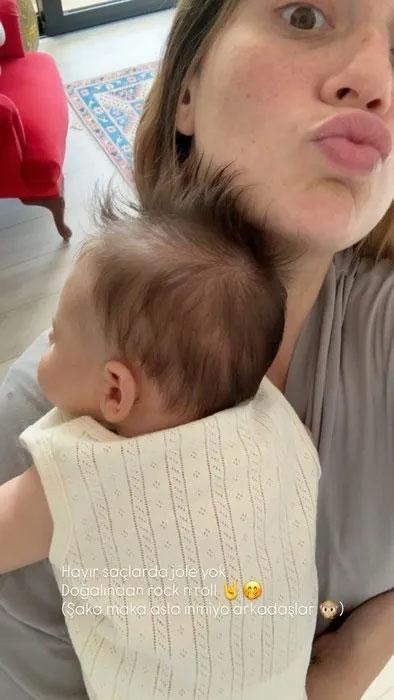 Gizem Karaca anneliğiyle mest etti, kızı Leyla Yaz'dan yeni kare geldi