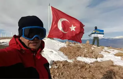 2 Bin 812 Metrelik Kösedağ'da 'Kudüs' Protestosu