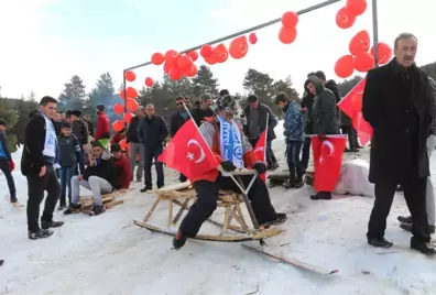 Kızak Festivali Renkli Görüntülere Sahne Oldu