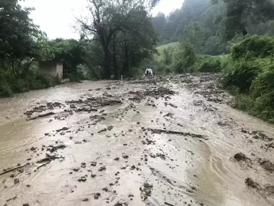 Bartın'daki sağanak