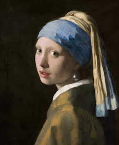 Johannes Vermer'in 'İnci Küpeli Kız' adlı ünlü tablosunda resmettiği İnci Küpeli Kız'la ilgili verilen hangi bilgi doğrudur?