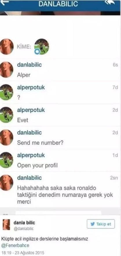Sosyal medyada ifşa etmişti! Danla Bilic'ten Alper Potuk itirafı