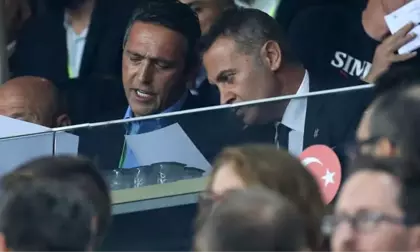 Beşiktaş Başkanı Fikret Orman, Karşılaşmayı Ali Koç ile Birlikte İzledi