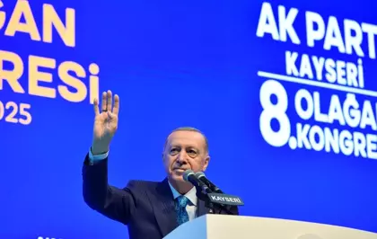 Cumhurbaşkanı ve AK Parti Genel Başkanı Erdoğan, partisinin Kayseri 8. Olağan Kongresi'nde konuştu: (3)