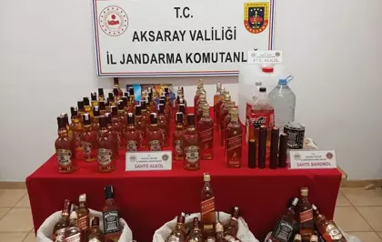 Aksaray'da Sahte İçki Operasyonu: 1 Gözaltı