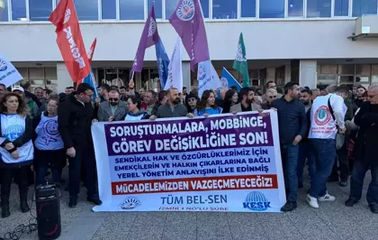 İzmir'de Bel-Sen Protestosu: Çalışanların Hakları İçin Mücadele