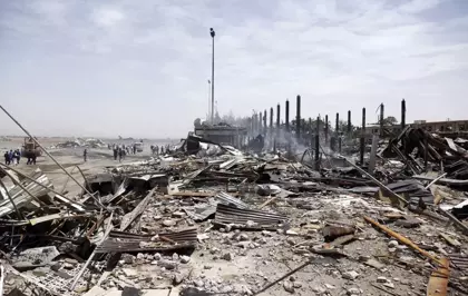 Yemen'de Havalimanı Hava Saldırısında Hasar Gördü