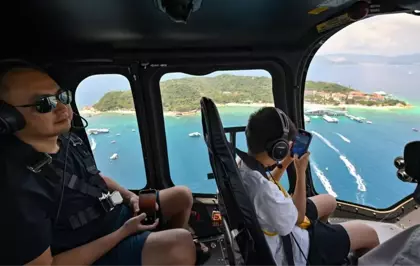Hainan'da Helikopter Turları ile Yeni Turizm Deneyimi