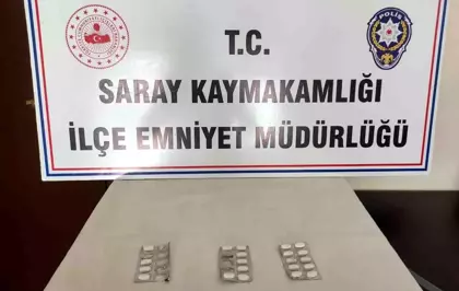 Tekirdağ'da Uyuşturucu Hap Operasyonu: İki Şüpheli Gözaltında
