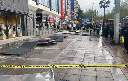 Başkentte Sağanak ve Fırtına Hayatı Olumsuz Etkiledi