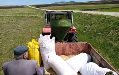 Kars'ta Bahar Ekinleri Toprakla Buluşuyor