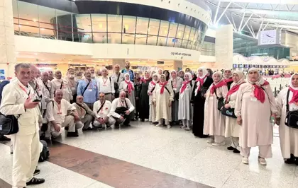 Malatya'dan Hacı Adayları Kutsal Topraklara Uğurlandı