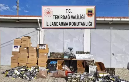 Kapaklı'da Kaçak Makaron Üretimine Operasyon: 240 Bin Makaron ve Tütün Ele Geçirildi