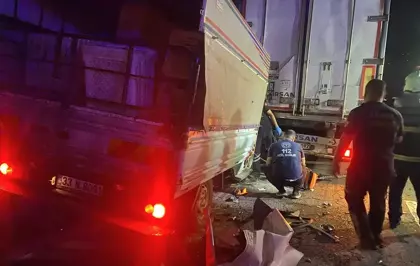 Pozantı'da Kamyonet Tıra Çarptı: Sürücü Hayatını Kaybetti
