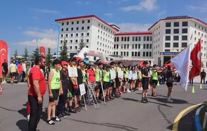 Anadolu Yıldızlar Ligi Tekerlekli Kayak Şampiyonası Ardahan'da Başladı