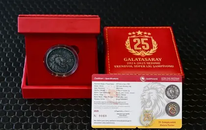 Galatasaray'ın 25. şampiyonluğu için hatıra parası çıkıyor