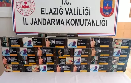 Elazığ'da Kaçak Sigara Operasyonu: 3 Gözaltı