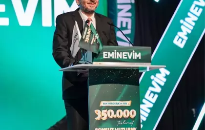 Eminevim 350 Bininci Teslimatını Kutladı