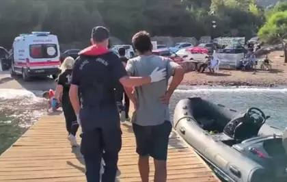 Fethiye Açıklarında Ticari Yatta Rahatsızlanan Kişi Tahliye Edildi