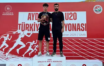 Furkan Kanlı Türkiye Atletizm Şampiyonu Oldu