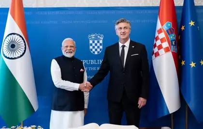 Hırvatistan ve Hindistan Ortaklık Anlaşmaları İmzaladı