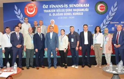 Alper Özağcı, Öz Finans-İş Sendikası Trabzon Bölge Başkanlığına Yeniden Seçildi