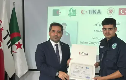 TİKA Cezayir'de Kaynakçılık ve Metal İşleme Eğitimi Düzenledi