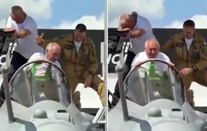 Fransa Başbakanı Bayrou, savaş uçağının kokpitinden bir türlü çıkamadı