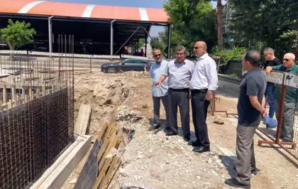 Mevlana Camii'nin İnşaat Çalışmaları Hızla Sürüyor