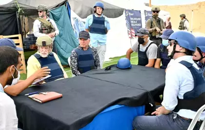 ABD Temsilcisi Gazze'de İnsani Yardım Ziyareti Yaptı