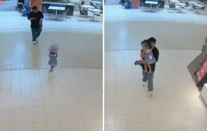 Anne ve babanın bir anlık dalgınlığını fırsat bilen adam 3 yaşındaki kızı kaçırdı