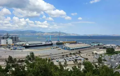 Bandırma Limanı'nda Dış Ticaret Rakamları Açıklandı