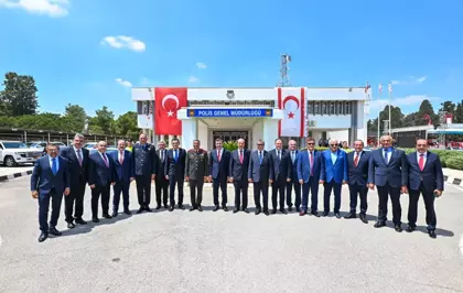 Türkiye-KKTC Polis Hizmet Araçları Teslim Töreni