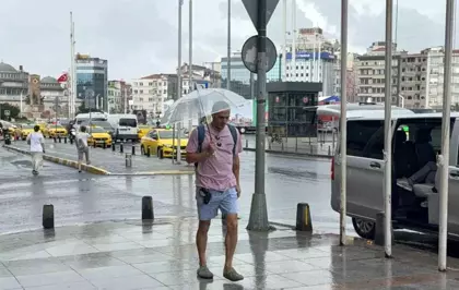 İstanbul'da Beklenen Yağmur Etkili Oldu
