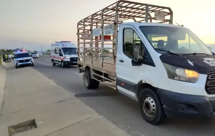 Edirne'de Koşu Yapan Sporcuya Tüp Kamyon Çarptı