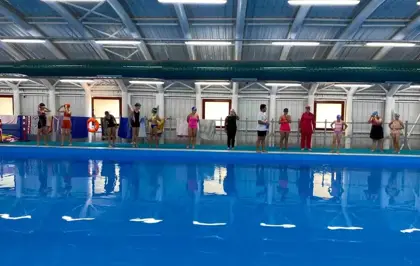 Koçarlı'da Kapalı Yüzme Havuzu Açıldı