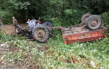 Traktör Kazasında 67 Yaşındaki Adam Hayatını Kaybetti