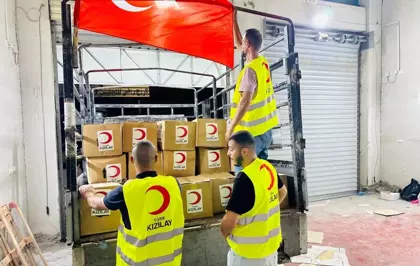 Türk Kızılay'dan Gazze ve Batı Şeria'ya İnsani Yardım