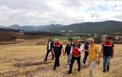 Bilecik'te Tarımsal Kriz Yönetimi Ekibi Yangın Çalışmalarında Aktif