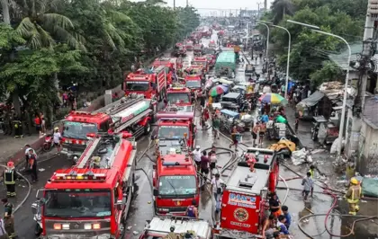 Manila'da Büyük Yangın: 1.500 Aile Etkilendi