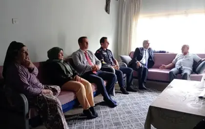 Beypazarı Kaymakamı Coşkun'dan şehit ailesine ziyaret